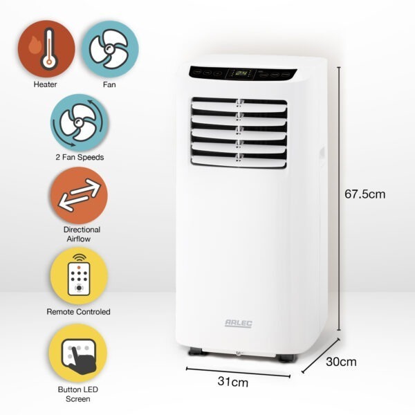 Portable Air Conditioner 8000 BTU Arlec UK