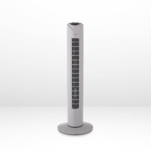 31 Inch Tower Fan with Remote Grey