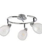 Eliza 3 lamp ring spotlight polished chrome