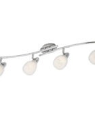 Eliza 4 lamp bar spotlight polished chrome