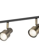 Noah 4 lamp bar spotlight antique brass 3