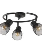 Emily 3 lamp ring spotlight black