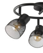 Emily 3 lamp ring spotlight black 3