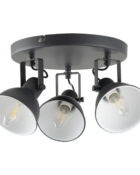 Alfie 3 lamp spotlight powdered grey