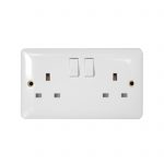 Slim Line Switched Socket 1 Gang SP 13A