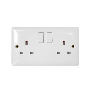 Slim Line Switched Socket 1 Gang SP 13A