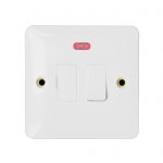 Slim Line Switched Fused Connection Unit 13A Neon