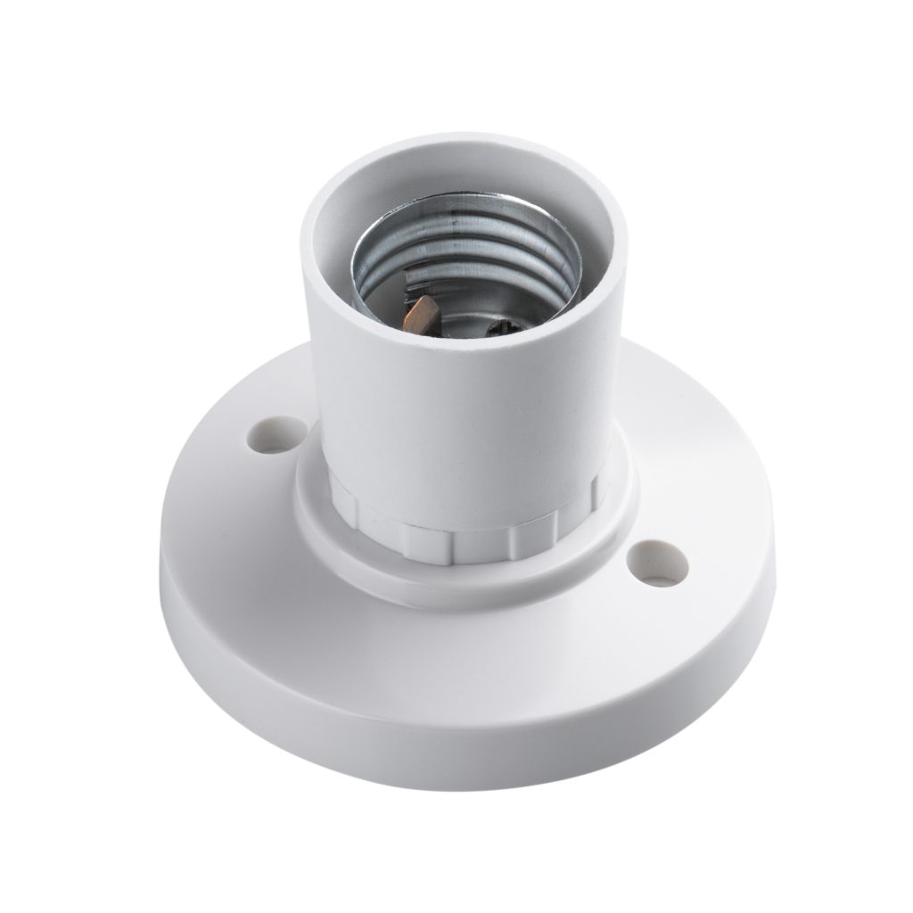 Batten Lampholder E27 Long Skirt Arlec UK