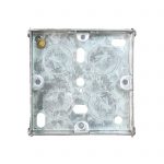 Metal Back Box 1 Gang 25mm