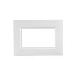 Finger Plate 2 Gang White