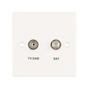 TV & Satellite Socket 1 Gang
