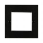 Modular Plate 1 Gang Black