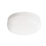 Cocoon Flush Ceiling Light Opal Glass Small