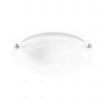 White Alabaster Glass Flush Ceiling Light