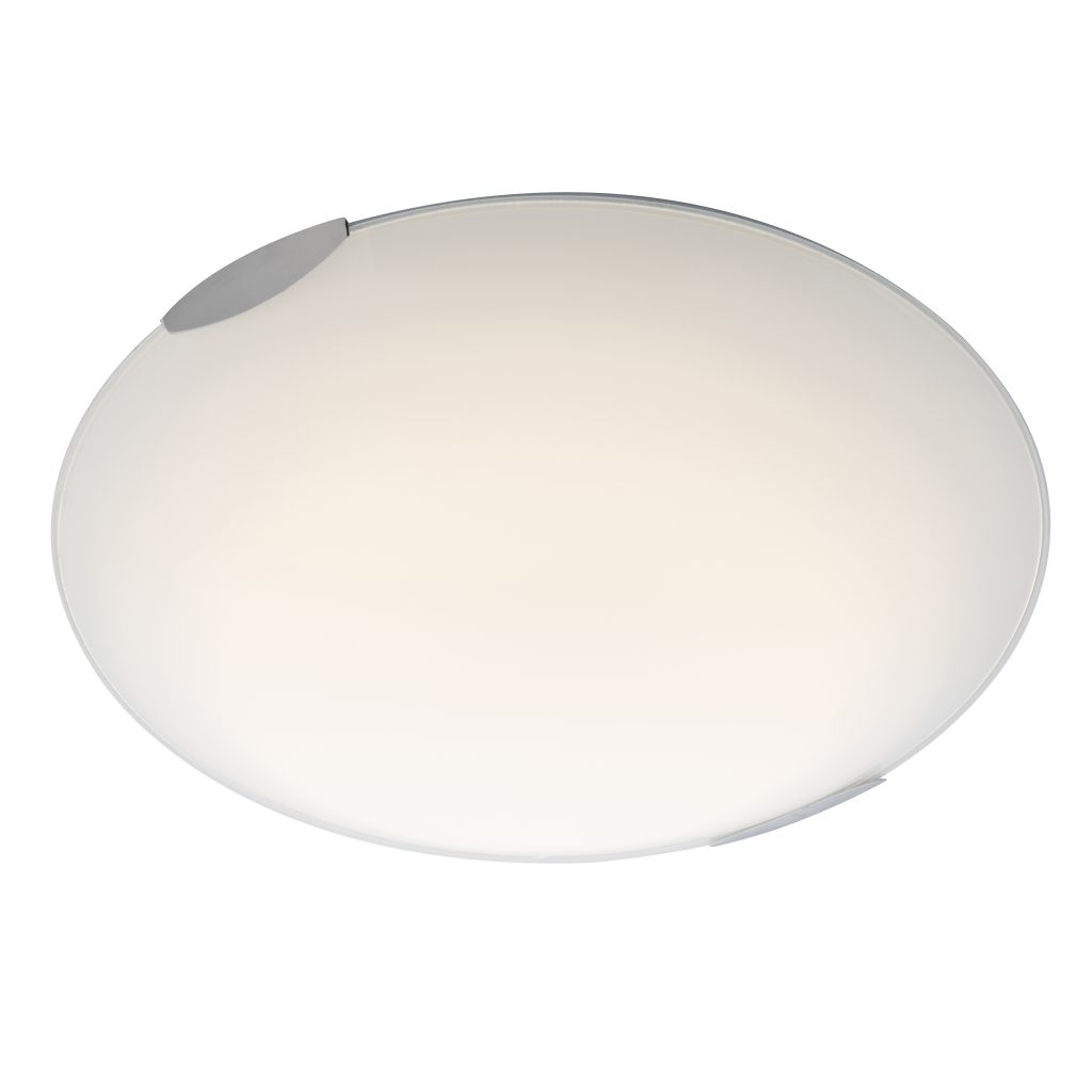 Lance 30W LED Flush Ceiling Light Satin Nickel - Arlec UK