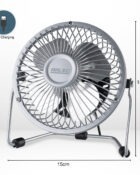 4 Inch Mini USB Fan Chrome 4