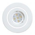 Gimbal LED Downlight Kit 5.5W 500Lumens Daylight - White Finish
