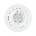 Fire Rated Downlight Fixture GU10 Fitting - White Finish