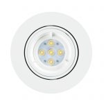 Fire Rated Gimbal Downlight Fixture GU10 Fitting - White Finish