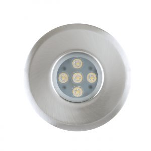 Fire Rated LED Downlight Kit 5.5W 560Lumens Warm White - Brushed Nickel Finish