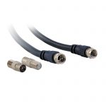 TV Cable RG6 F-Connectors 3m