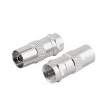 Coax Adaptors F-Type Male To PAL Female (2 Pack)