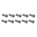 Coax Connectors F-Type Male RG6 Twist-On (10 Pack)