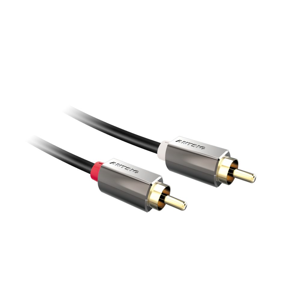 Audio Cable 2 RCA To 2 RCA 1.8M - Arlec UK