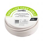 TV Satellite Cable 25m White