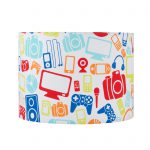 Small Drum Shade Gaming Devices Print
