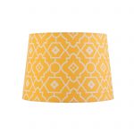 Medium 28cm Tapered Printed Shade Yellow