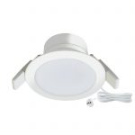 Dimmable LED Downlight Kit 7W 580Lumens Daylight - White Finish