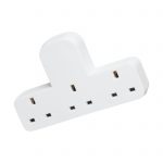 3 Way Fused Adaptor 13A