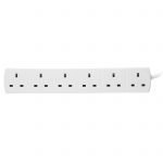 6 Socket Extension Lead 13A 1m