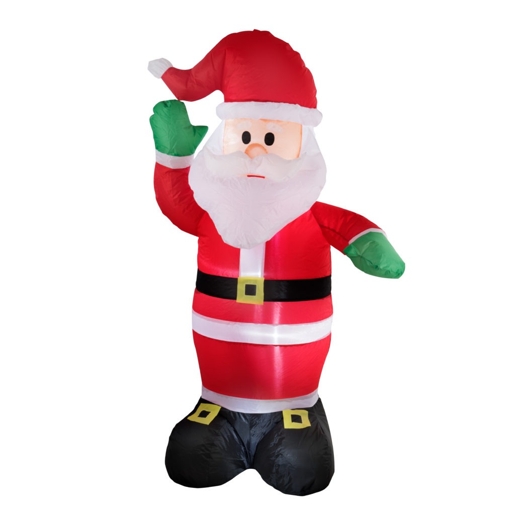 Inflatable 1.2m Greeting Santa - Arlec UK