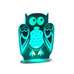 Nightlight LED Night Owl Colour Changing